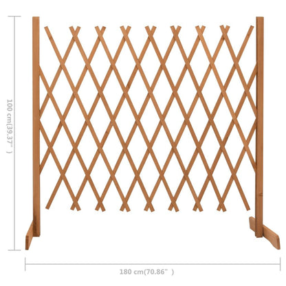 Garden Trellis Fence Orange 70.9"x39.4" Solid Firwood image 7