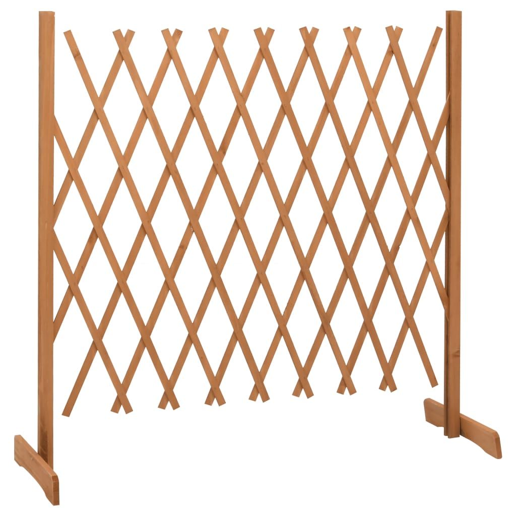 Garden Trellis Fence Orange 70.9"x39.4" Solid Firwood image 2