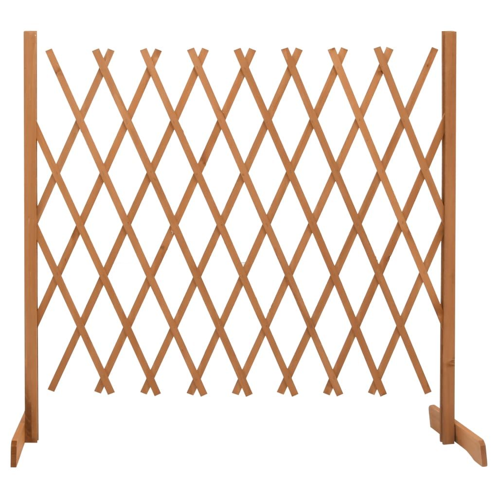Garden Trellis Fence Orange 70.9"x39.4" Solid Firwood image 1