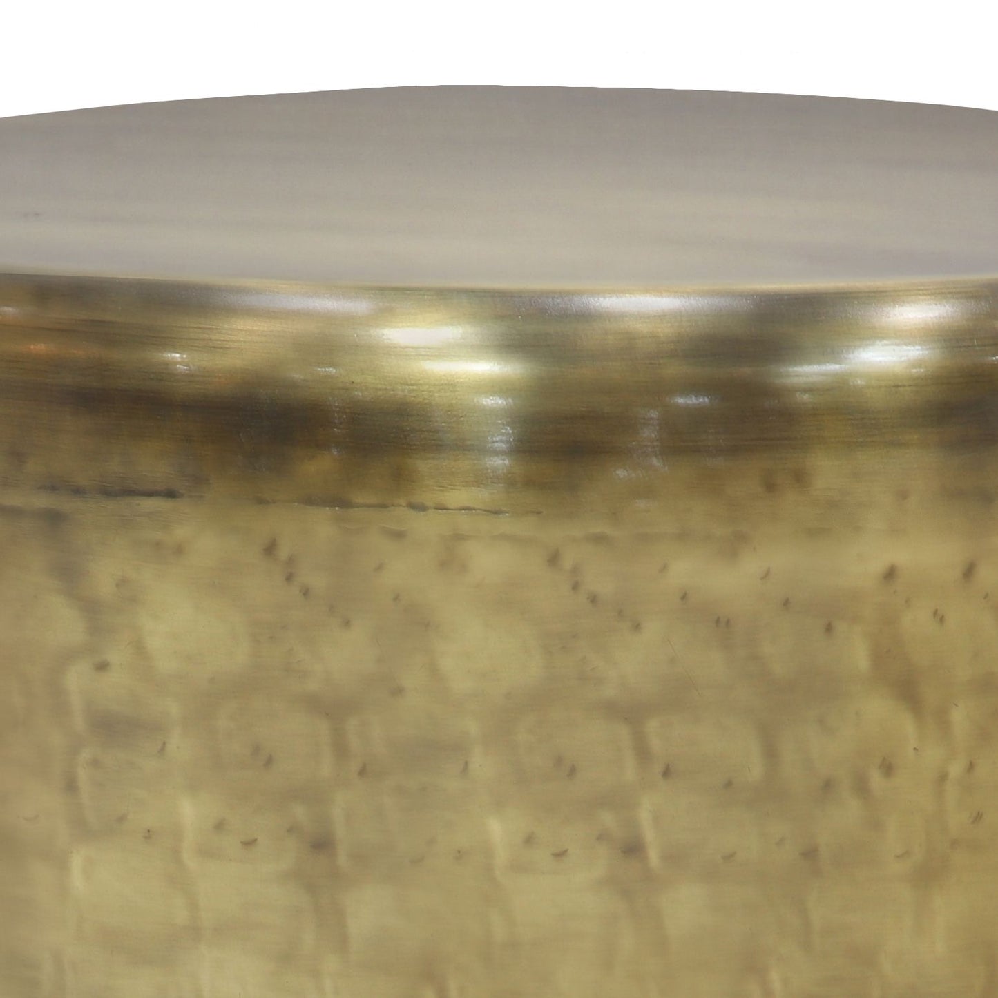 Garvy - Metal Side Table - Antique Gold image 2