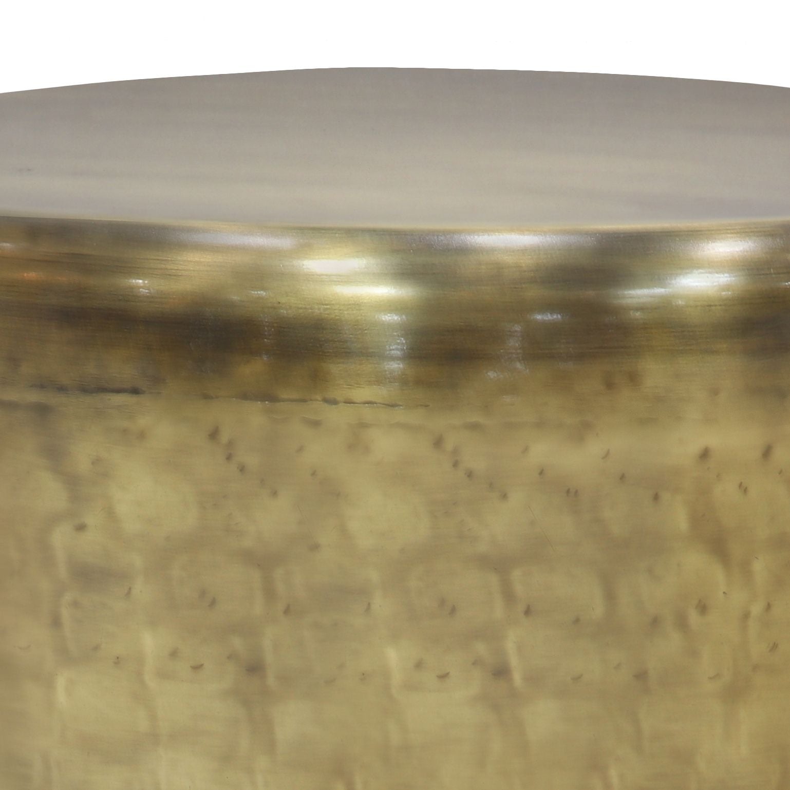 Garvy - Metal Side Table - Antique Gold image 2
