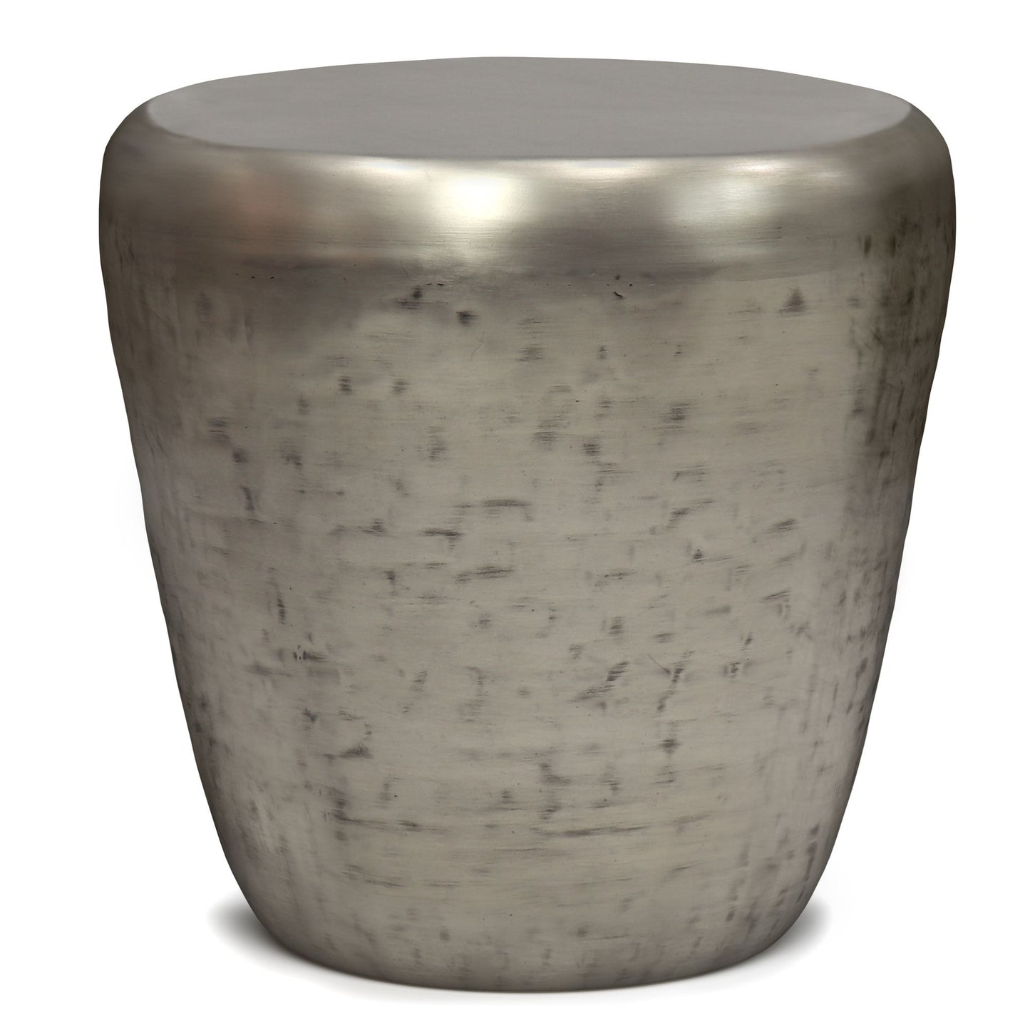 Garvy - Metal Side Table - Antique Silver image 1