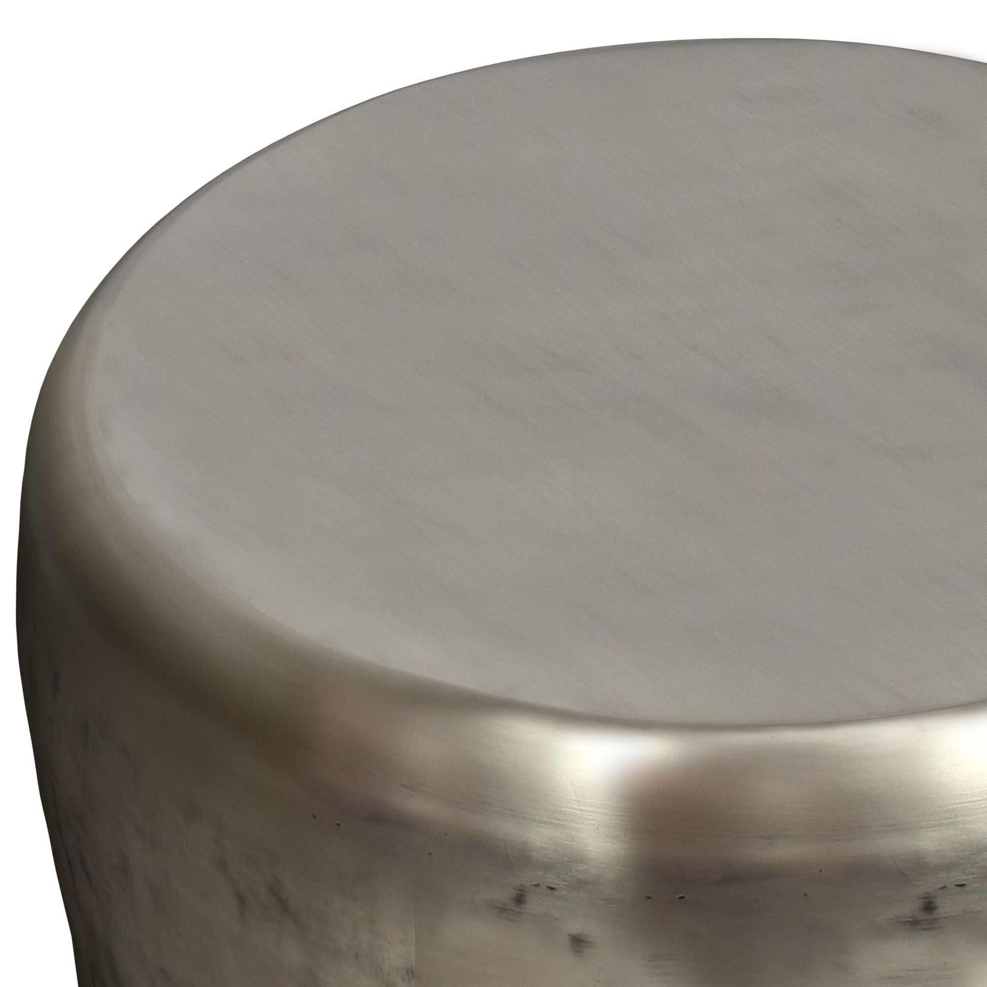 Garvy - Metal Side Table - Antique Silver image 2