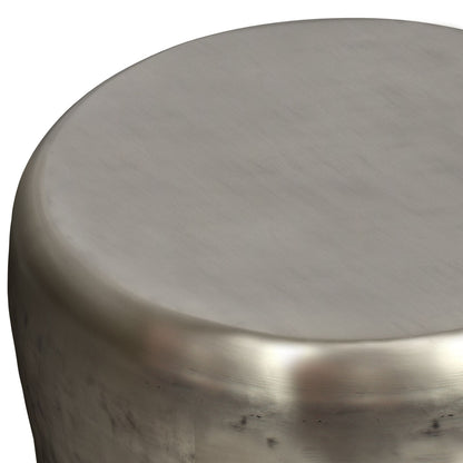 Garvy - Metal Side Table - Antique Silver image 2