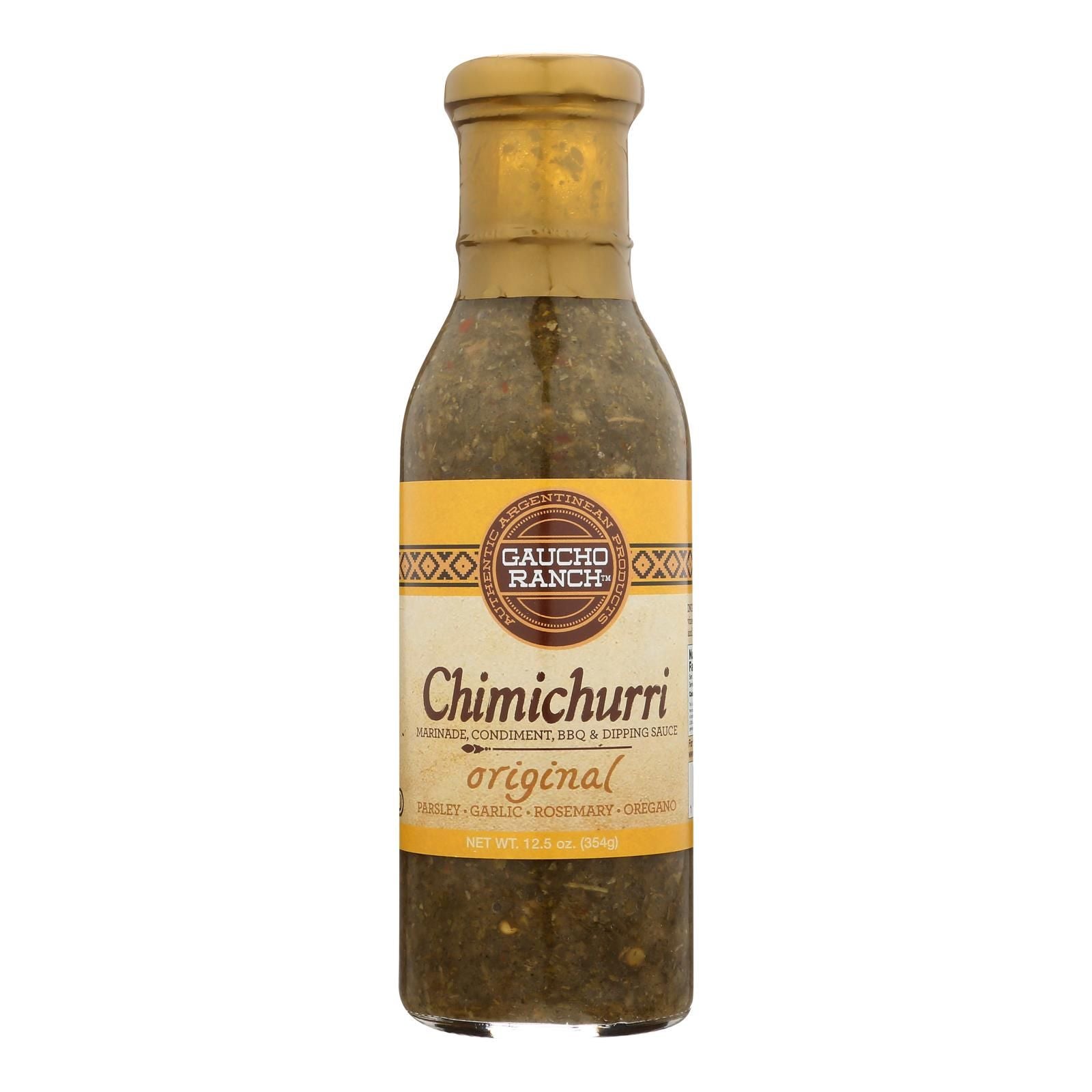 Gaucho Ranch Dressing - Chimichurri - Original - Case Of 6 - 12.5 Fl Oz image 1