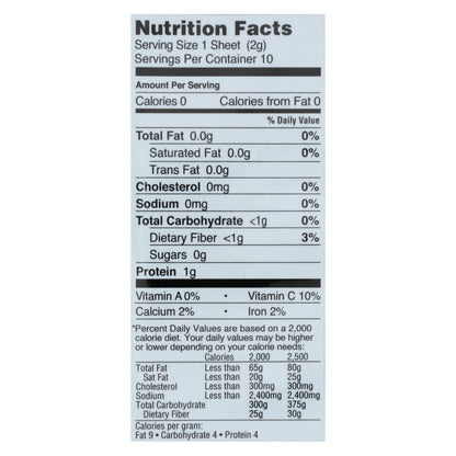 Gimme Seaweed Snacks 100% Organic Roasted Seaweed Sushi Nori - Wrap N' Roll - Case Of 12 - .81 Oz image 3