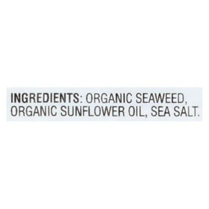 Gimme Seaweed Snacks Organic Roasted Seaweed Snack - Sea Salt - Case Of 8 - 6/.17 Oz image 2