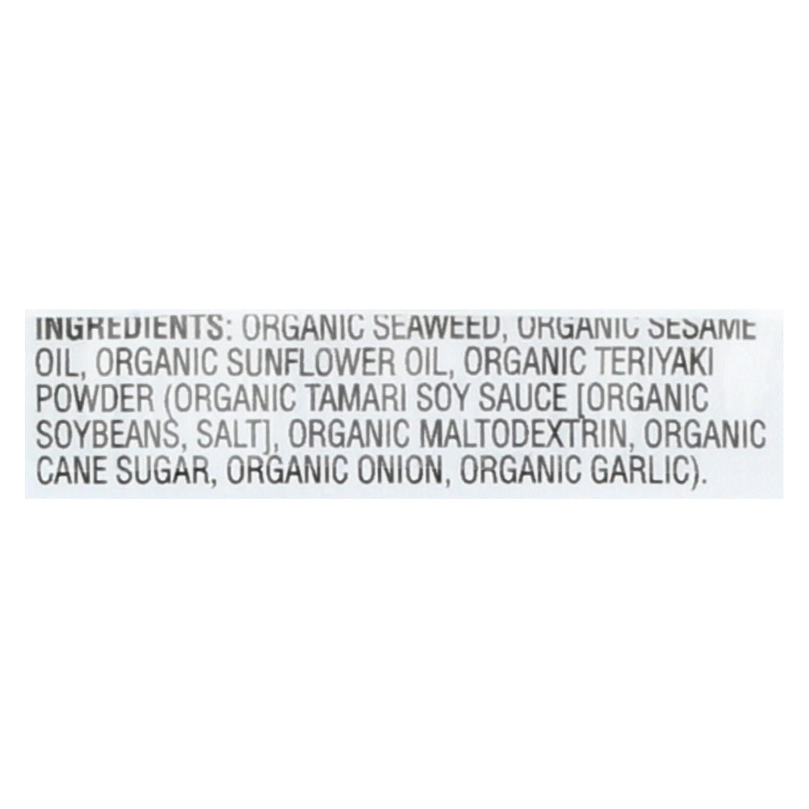 Gimme Seaweed Snacks Organic Seaweed Snack - Teriyaki - Case Of 8 - 6/.17 Oz image 3