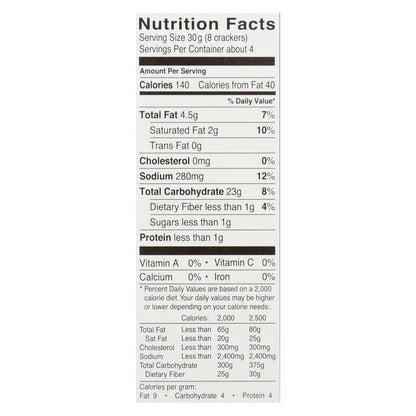Glutino Original Crackers - Case Of 6 - 4.4 Oz. image 2