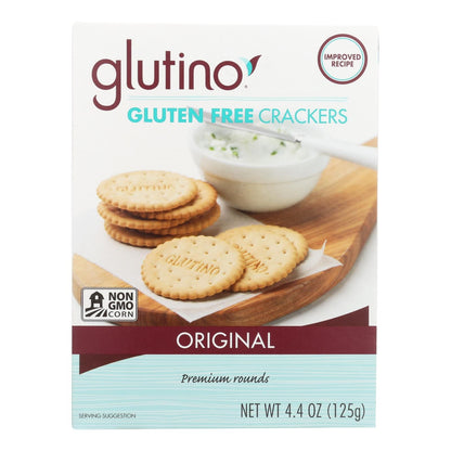 Glutino Original Crackers - Case Of 6 - 4.4 Oz. image 1