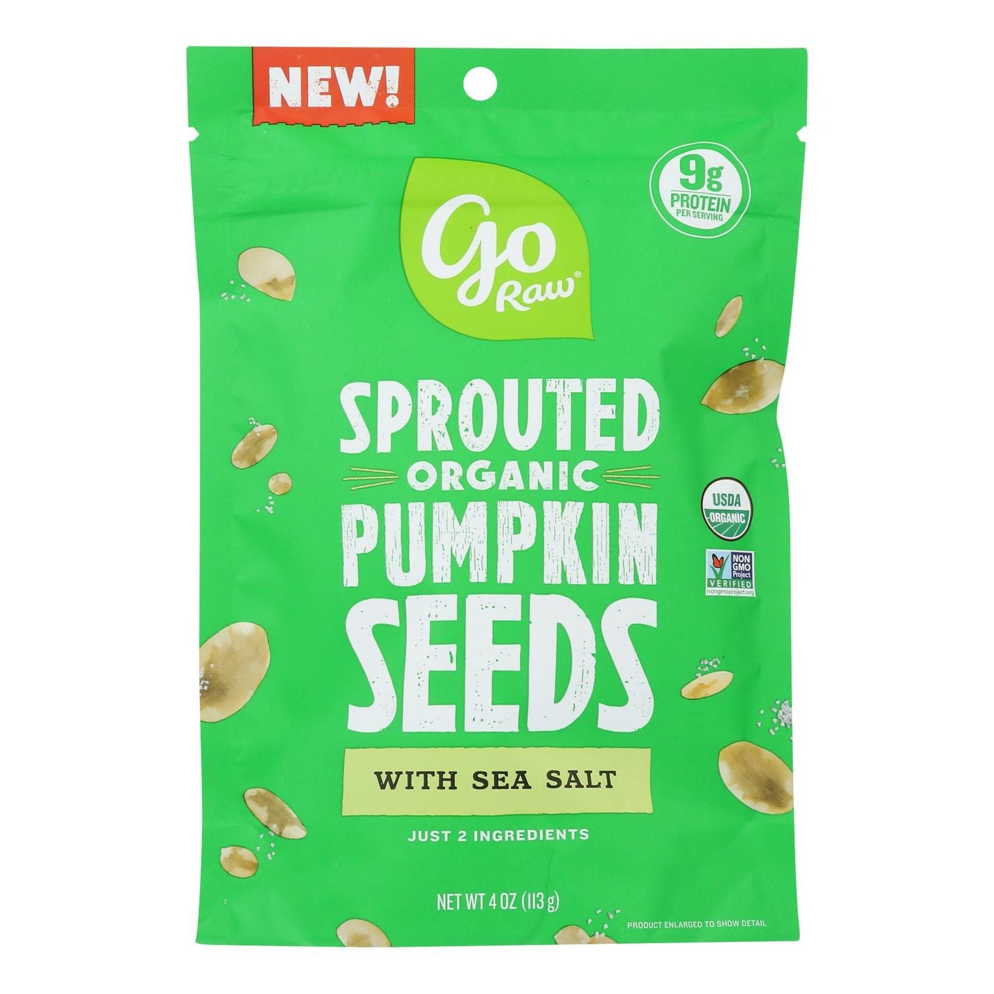 Go Raw - Snack Seed Pumpkin Sprtd - Case Of 10 - 4 Oz image 1