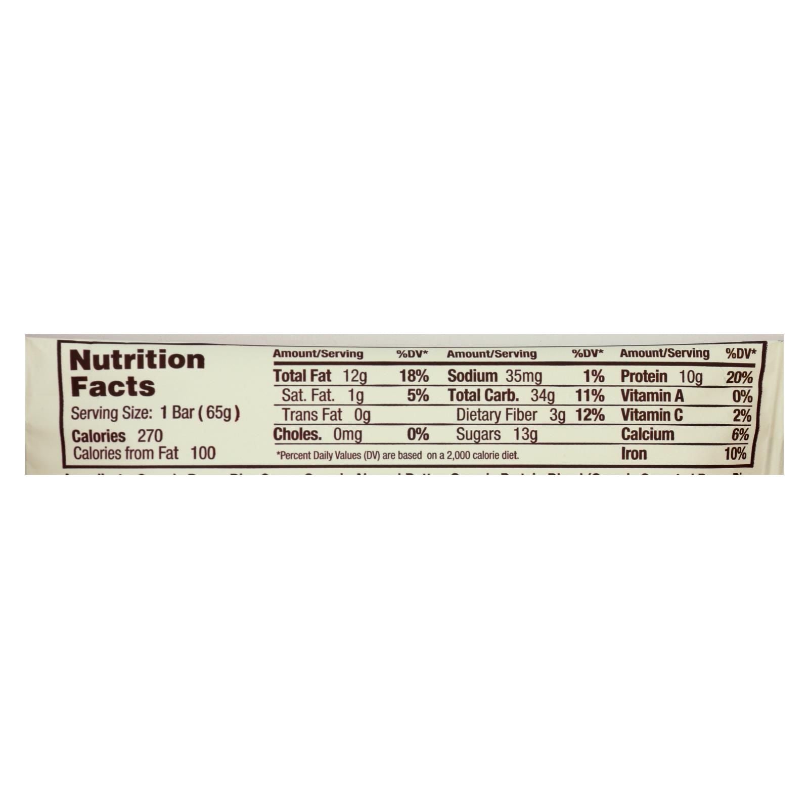 Gomacro Organic Macrobar - Banana And Almond Butter - 2.3 Oz Bars - Case Of 12 image 3