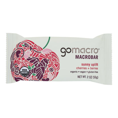 Gomacro Organic Macrobar - Cherries And Berries - 2 Oz Bars - Case Of 12 image 1