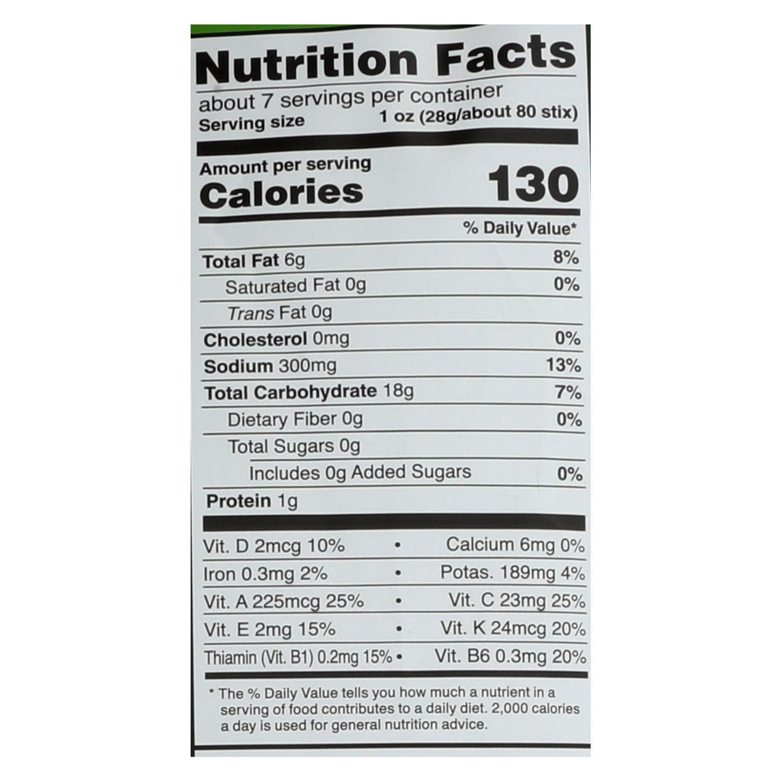 Good Health Sea Salt Veggie Stix - Case Of 10 - 6.25 Oz image 3