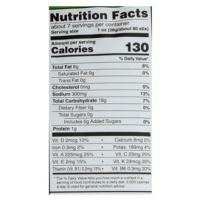 Good Health Sea Salt Veggie Stix - Case Of 10 - 6.25 Oz image 3
