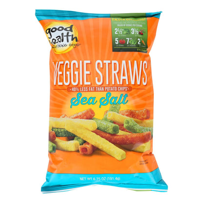 Good Health Sea Salt Veggie Straws - Case Of 10 - 6.25 Oz image 1