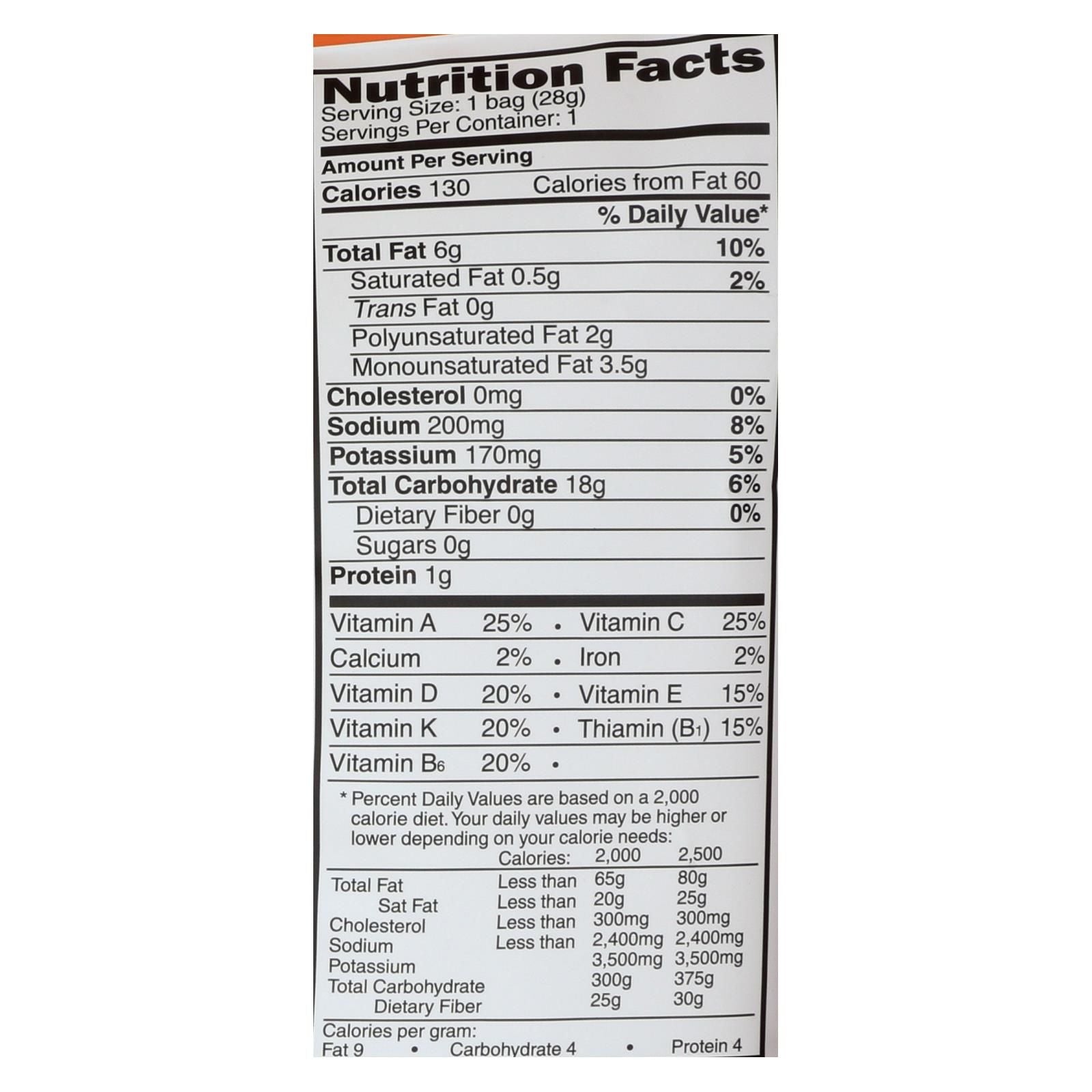Good Health Veggie Straws - Sea Salt - Case Of 24 - 1 Oz. image 2