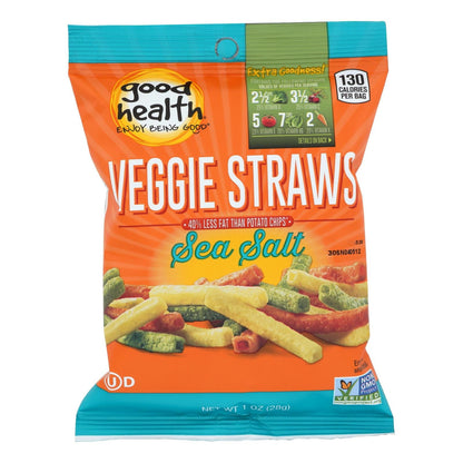 Good Health Veggie Straws - Sea Salt - Case Of 24 - 1 Oz. image 1