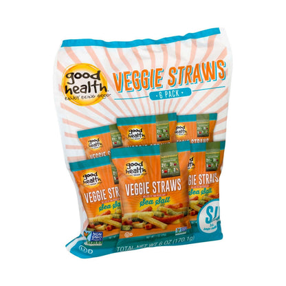 Good Health Veggie Straws - Sea Salt - Case Of 8 - 1 Oz. image 1