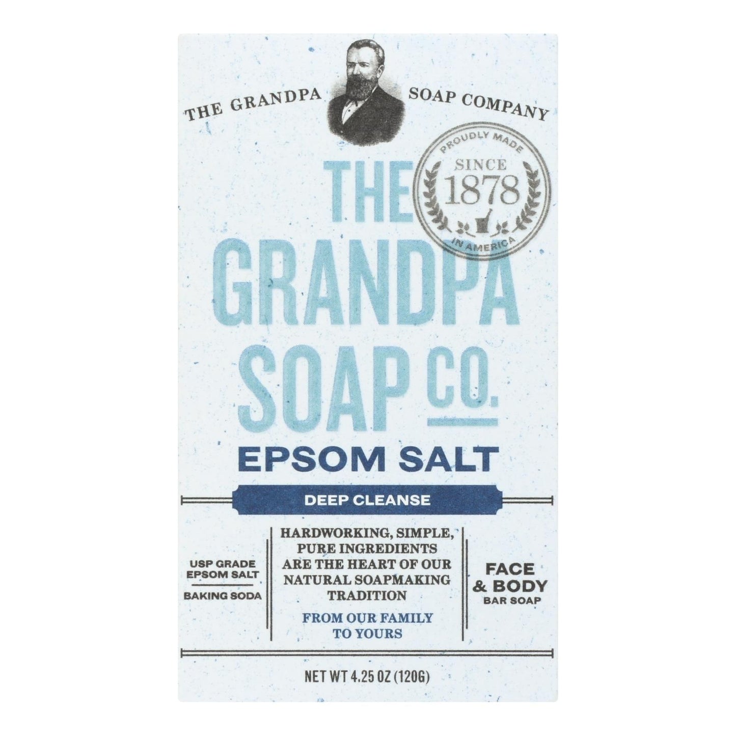 Grandpa Soap Bar Soap - Epsom Salt - 4.25 Oz image 1