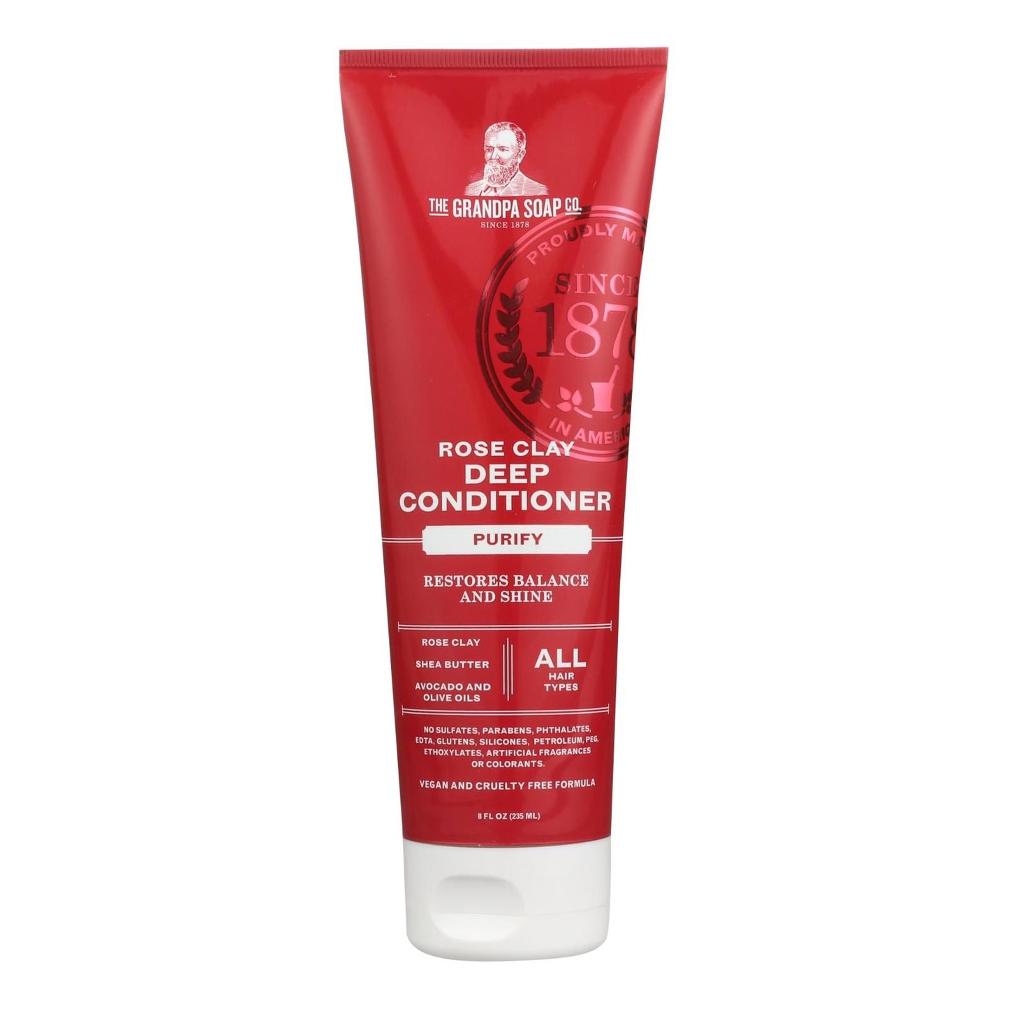 Grandpa Soap Conditioner - Rose - Clay - Deep - 8 Fl Oz image 2