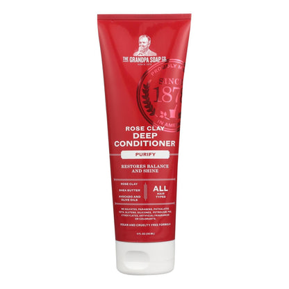 Grandpa Soap Conditioner - Rose - Clay - Deep - 8 Fl Oz image 2