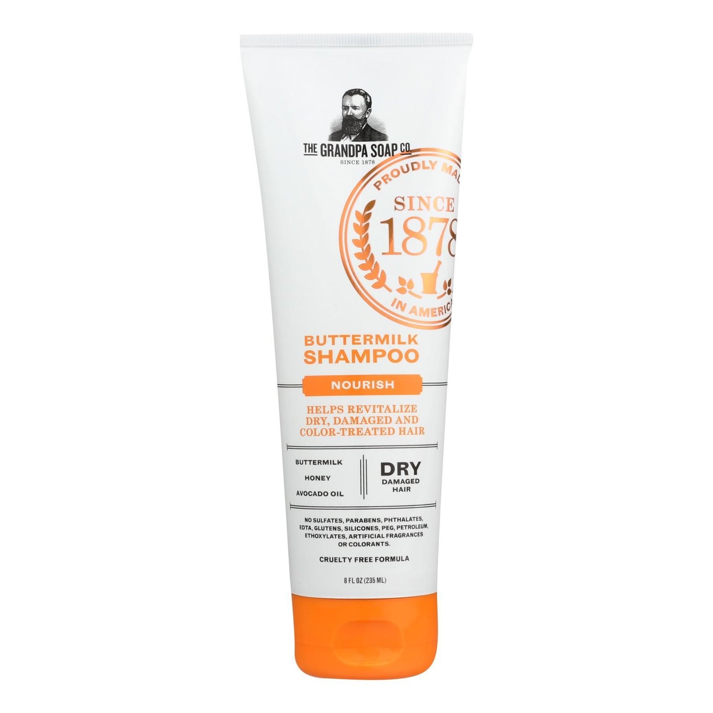 Grandpa Soap Shampoo - Buttermilk - 8 Fl Oz image 1