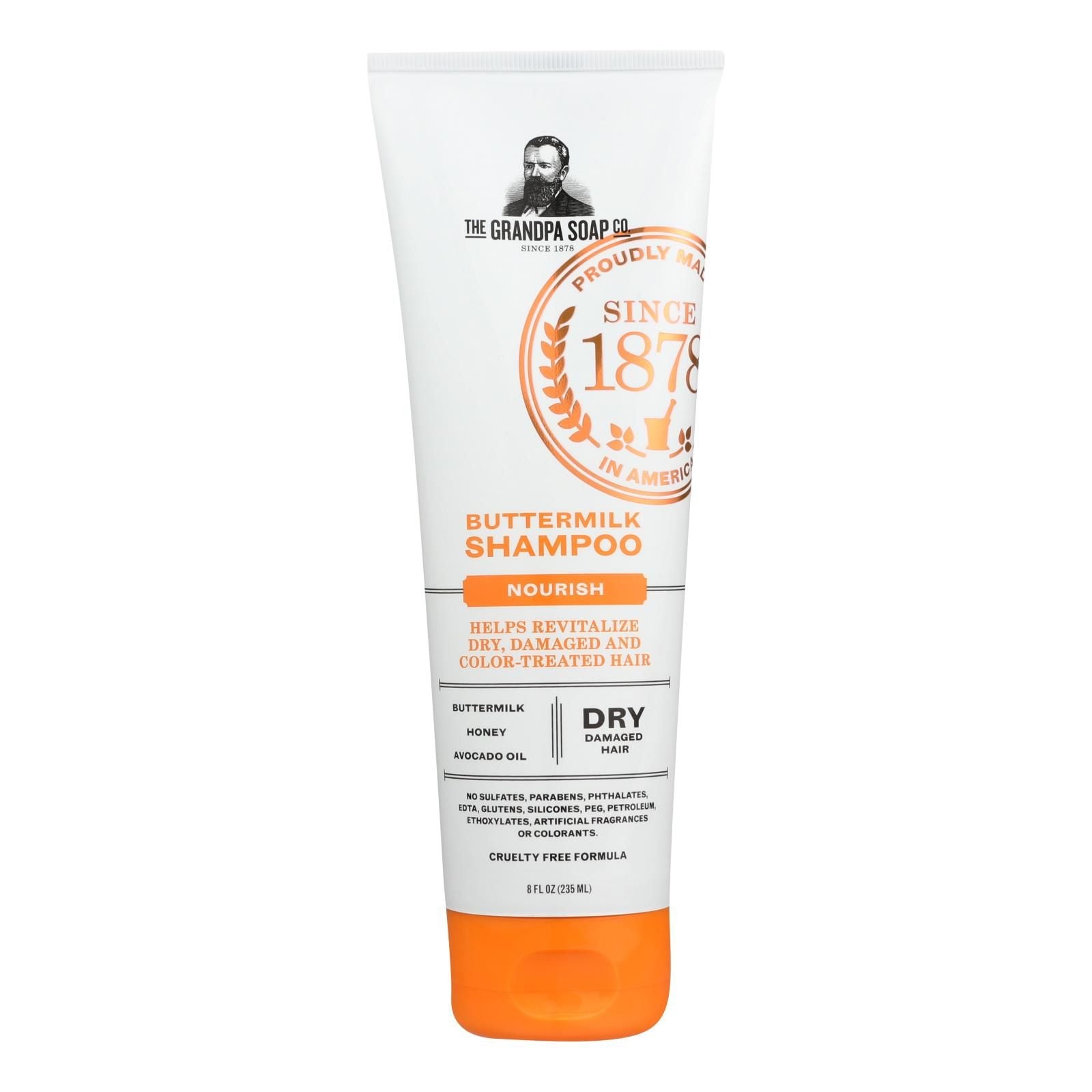 Grandpa Soap Shampoo - Buttermilk - 8 Fl Oz image 1