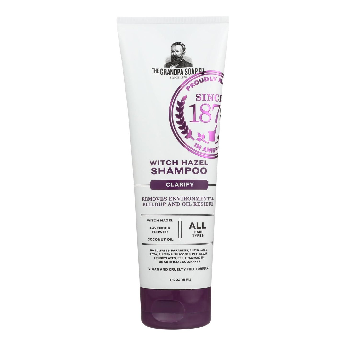 Grandpa Soap Shampoo - Witch Hazel - 8 Fl Oz image 2