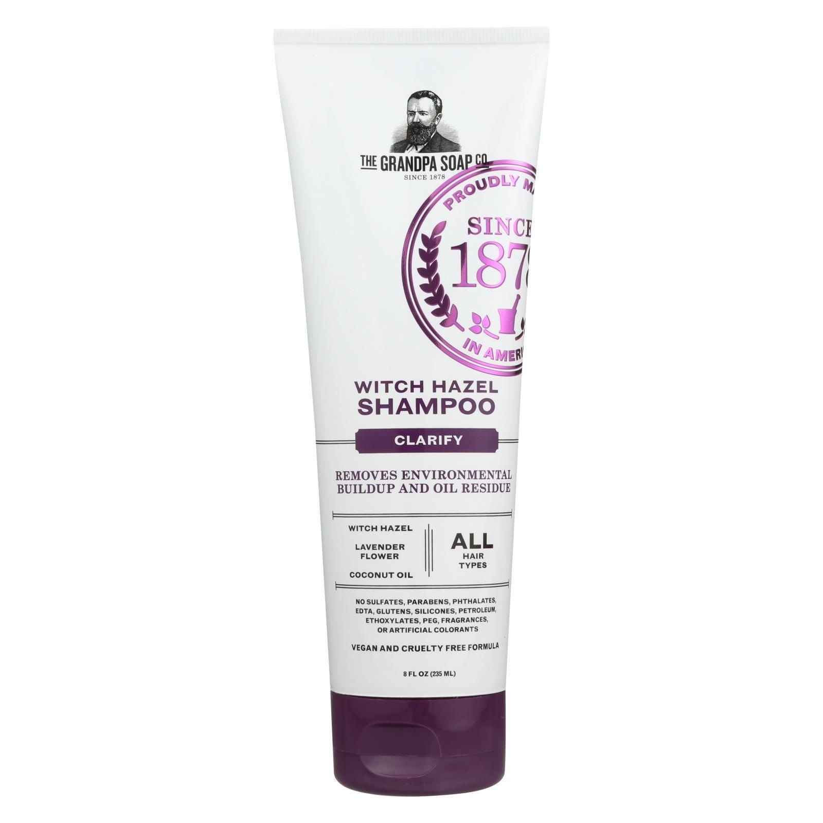 Grandpa Soap Shampoo - Witch Hazel - 8 Fl Oz image 1