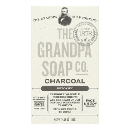 Grandpa Soap Soap - Charcoal - 4.25 Oz image 1