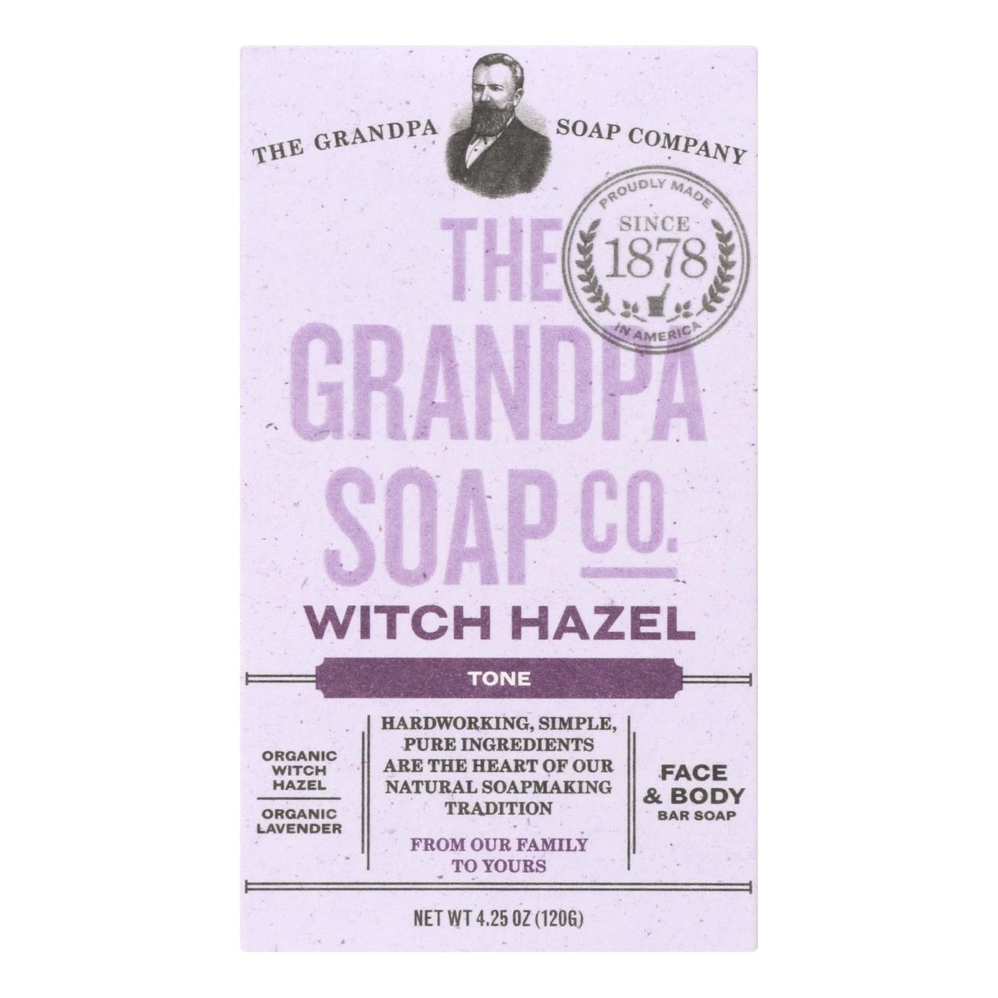Grandpa Soap Soap - Witch Hazel - 4.25 Oz image 1