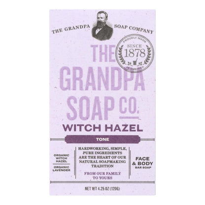 Grandpa Soap Soap - Witch Hazel - 4.25 Oz image 1