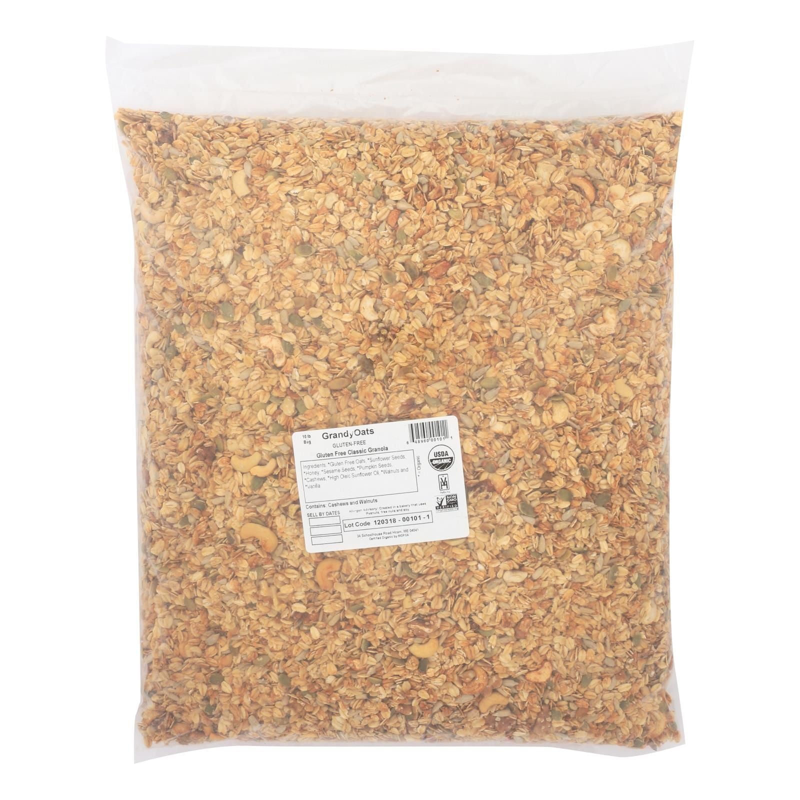 Grandy Oats Granola Gluten Free - Single Bulk Item - 10lb image 1