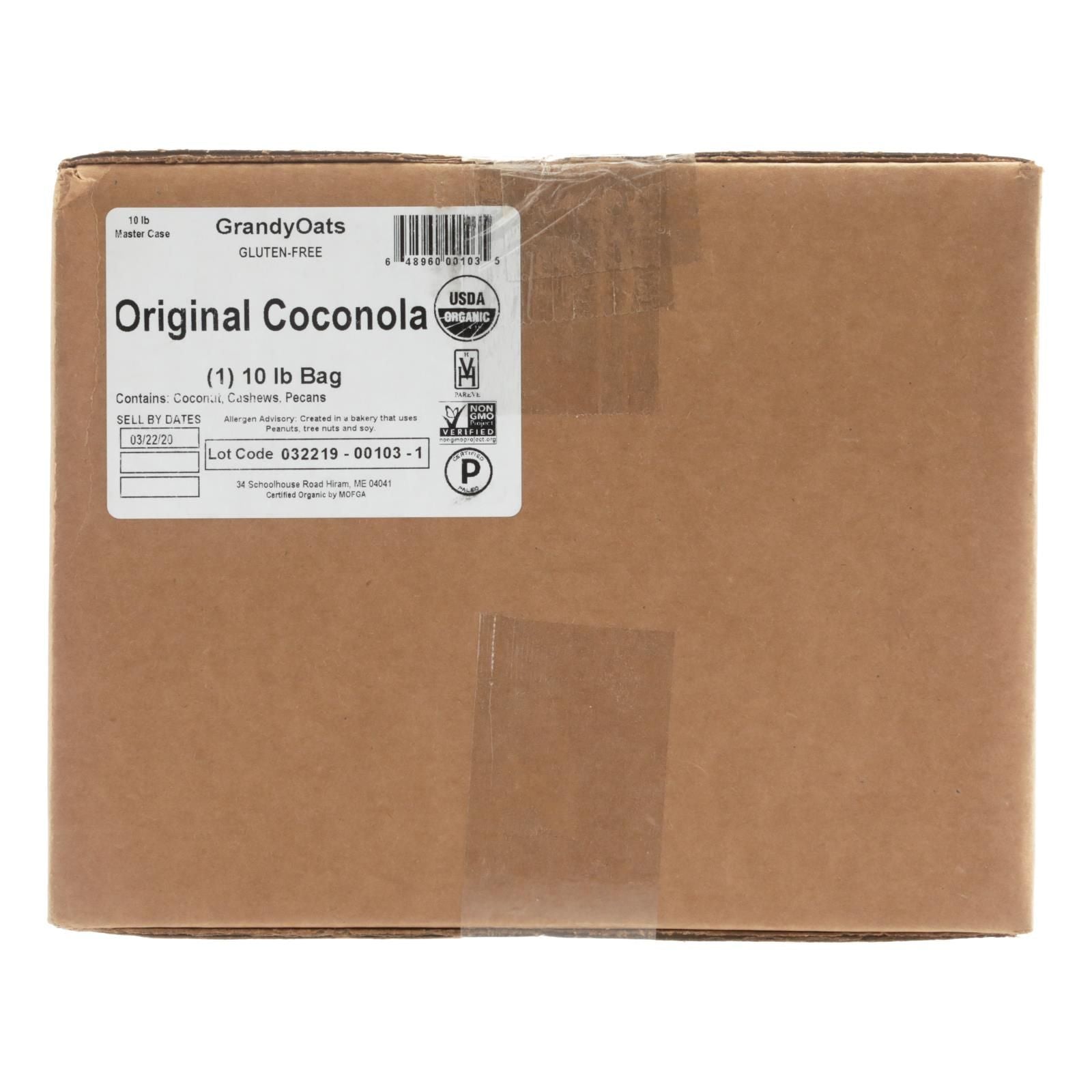 Grandy Oats Granola Organic Coconola - Single Bulk Item - 10lb image 1