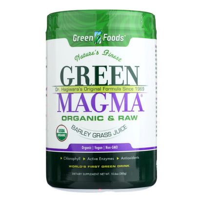 Green Foods Dr Hagiwara Green Magma Barley Grass Juice Powder - 10.6 Oz image 1