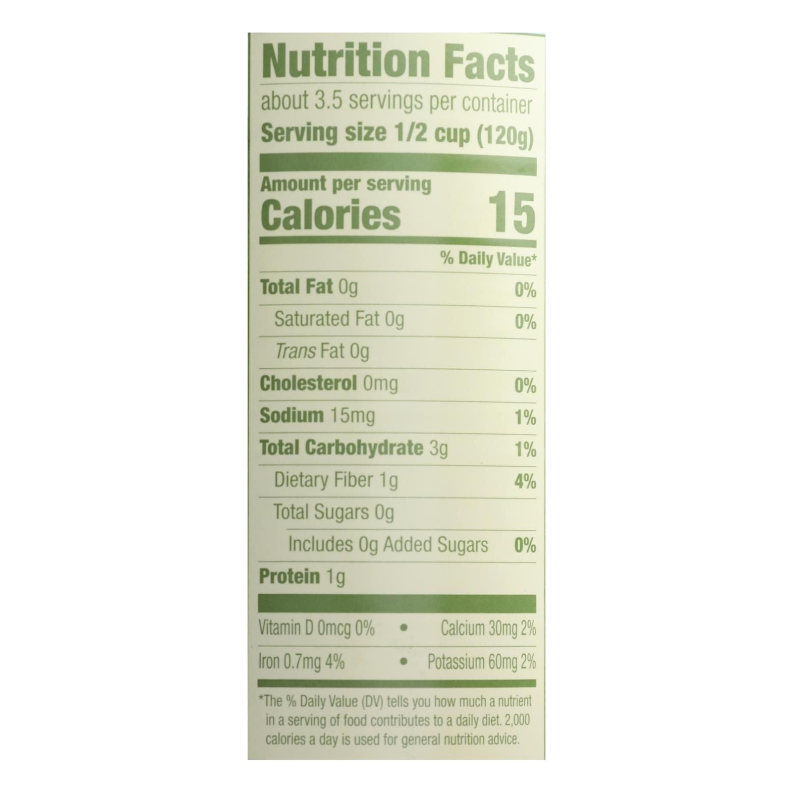 Green Valley Organics - Green Beans French Style - Case Of 12-14.25 Oz image 3