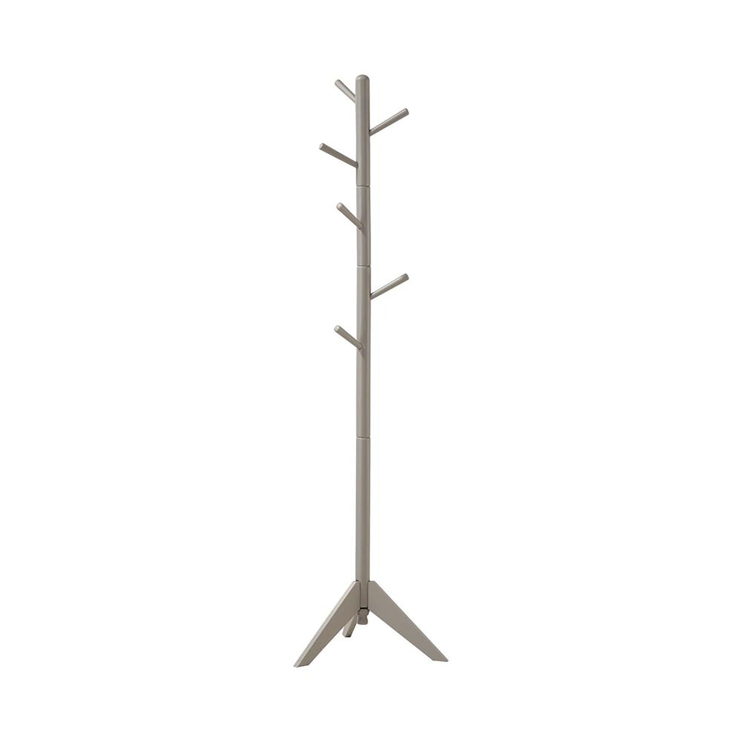 Grey 6-Hook Coat Rack image 3