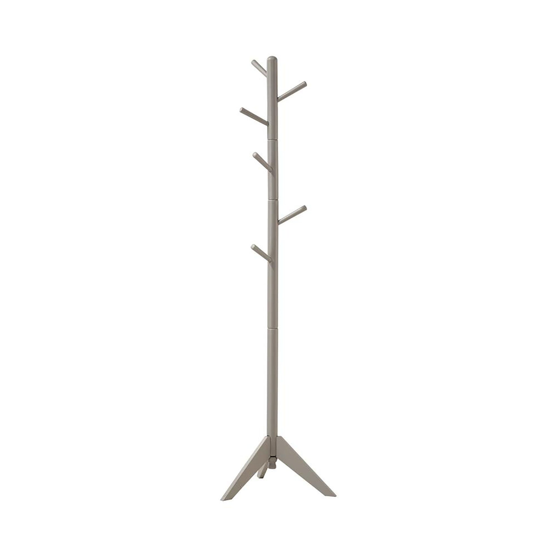 Grey 6-Hook Coat Rack image 3