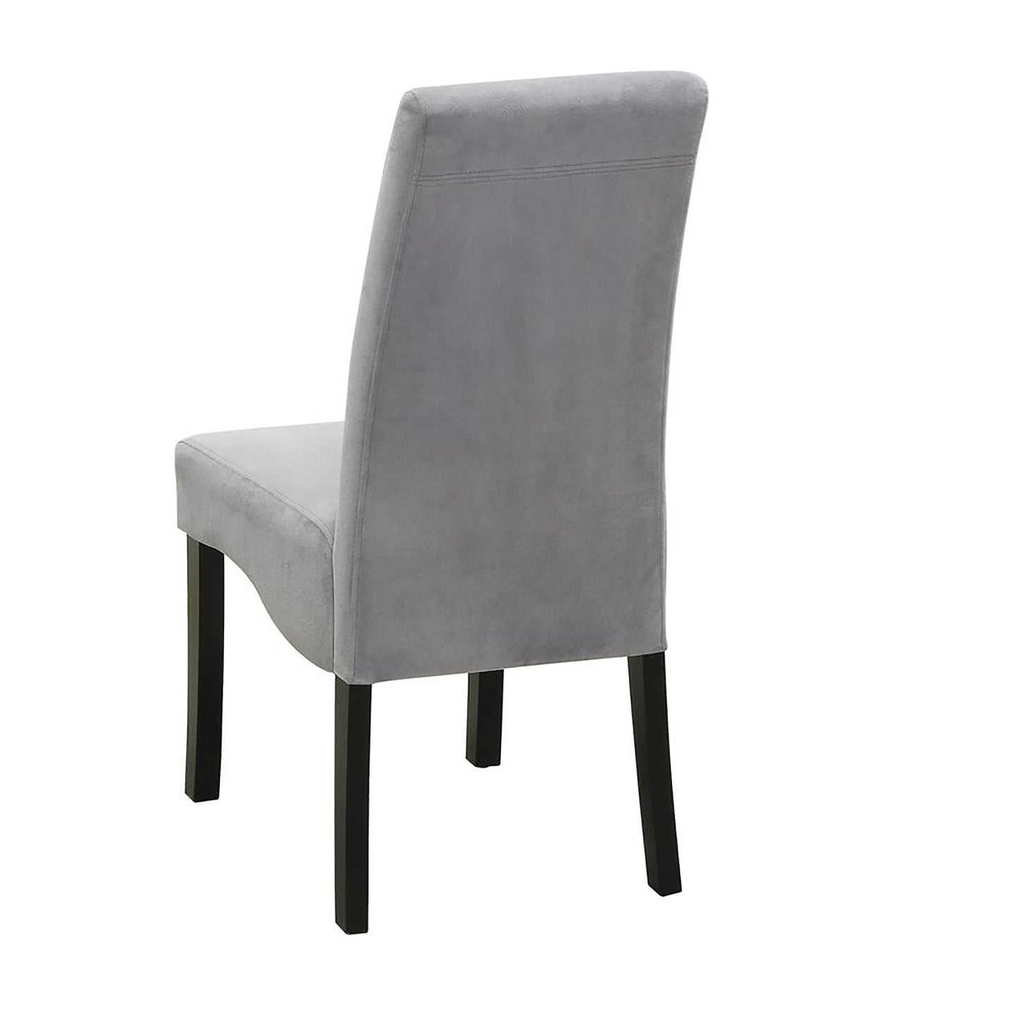 Grey and Black Upholestered Dining Chair (Set of 2) image 3