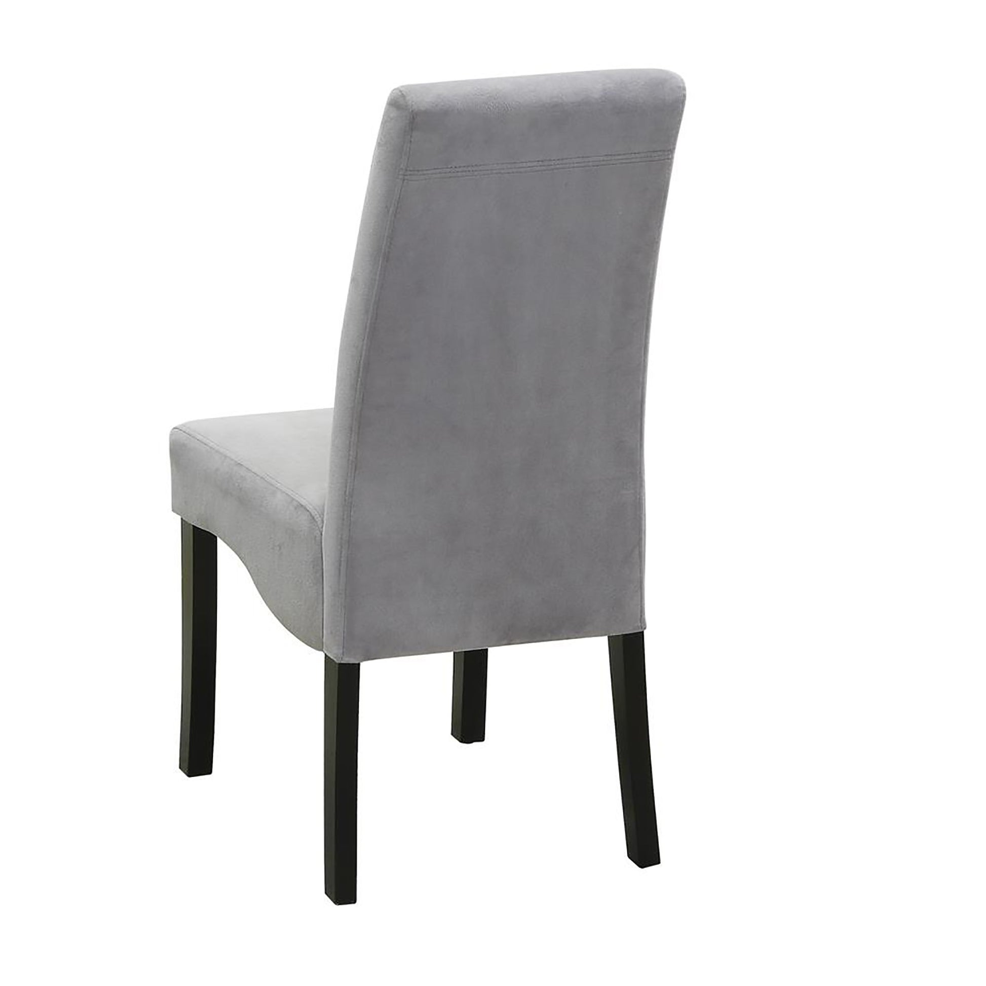 Grey and Black Upholestered Dining Chair (Set of 2) image 3