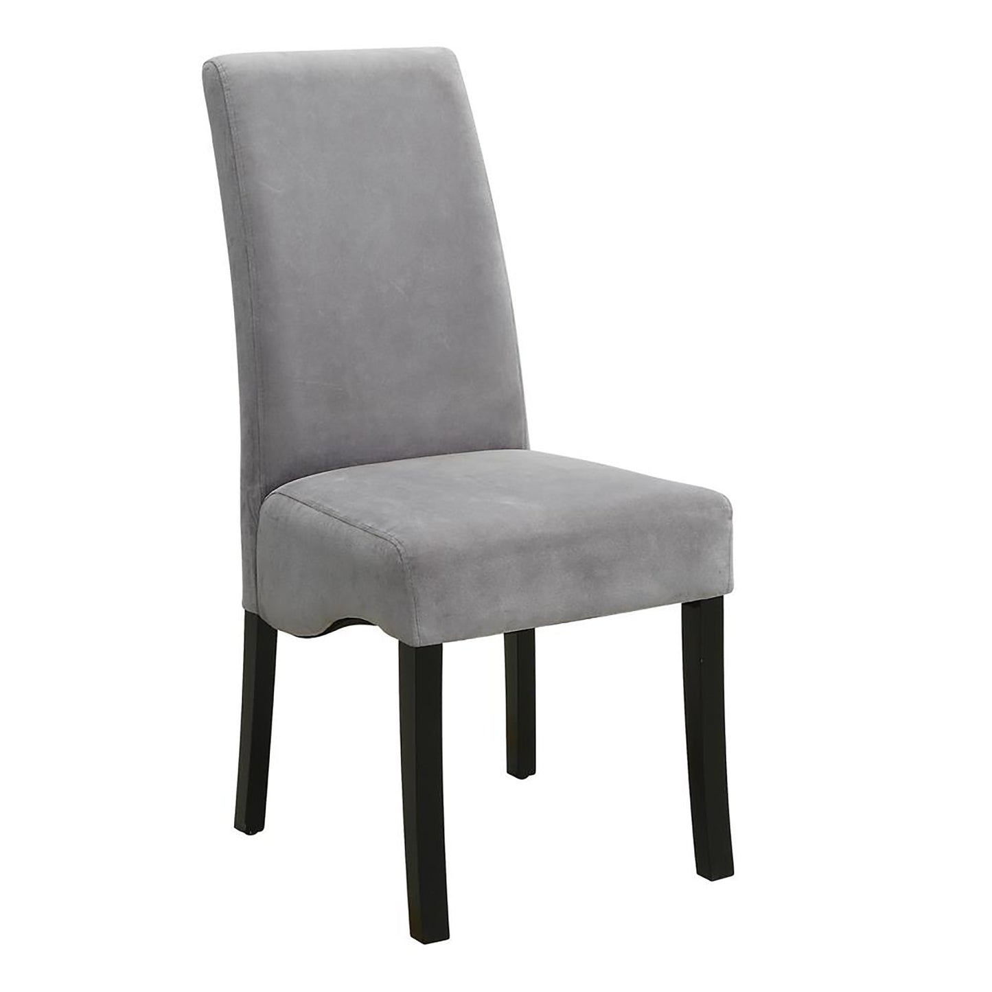 Grey and Black Upholestered Dining Chair (Set of 2) image 2