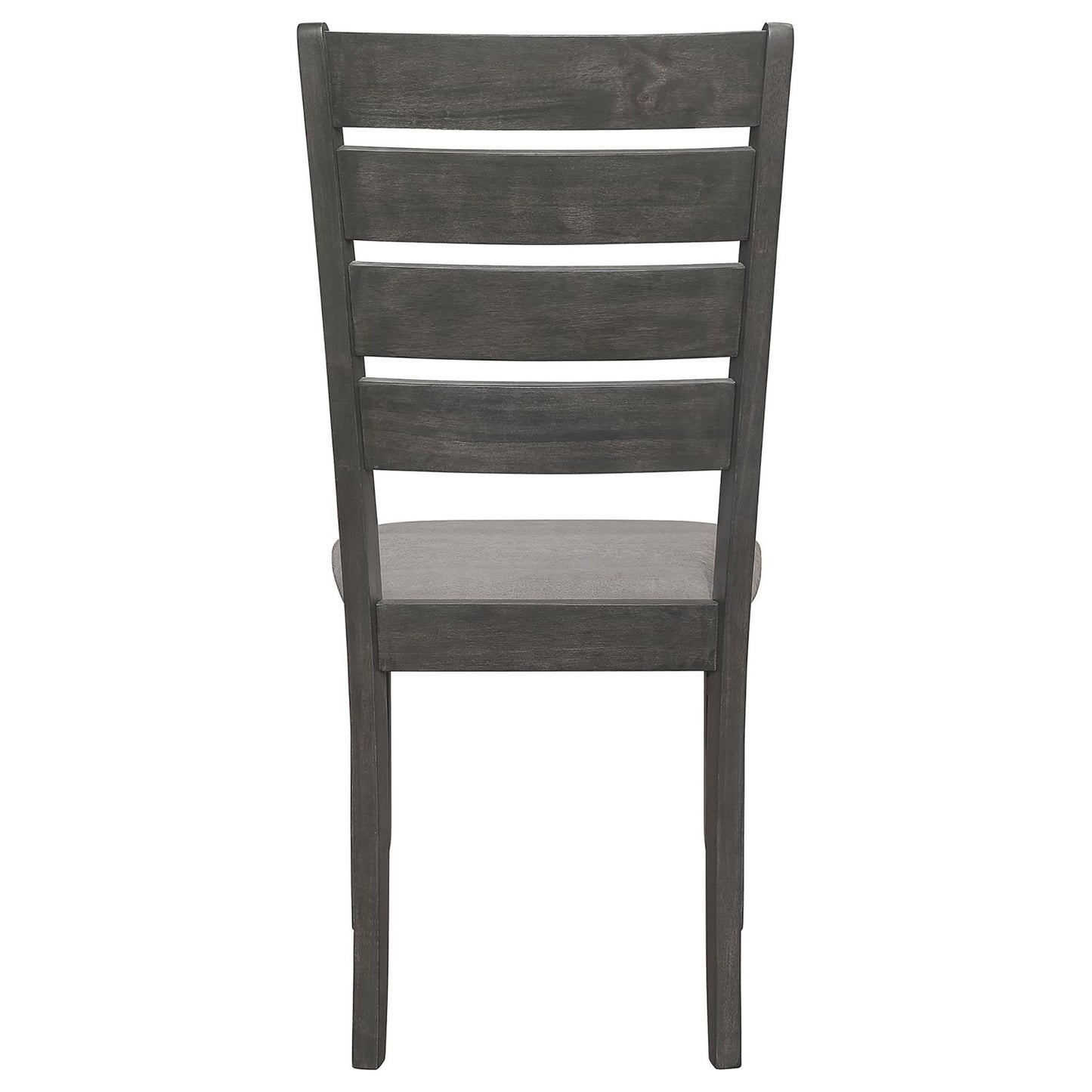 Grey and Dark Grey Padded Seat Side Chairs (Set of 2) image 9