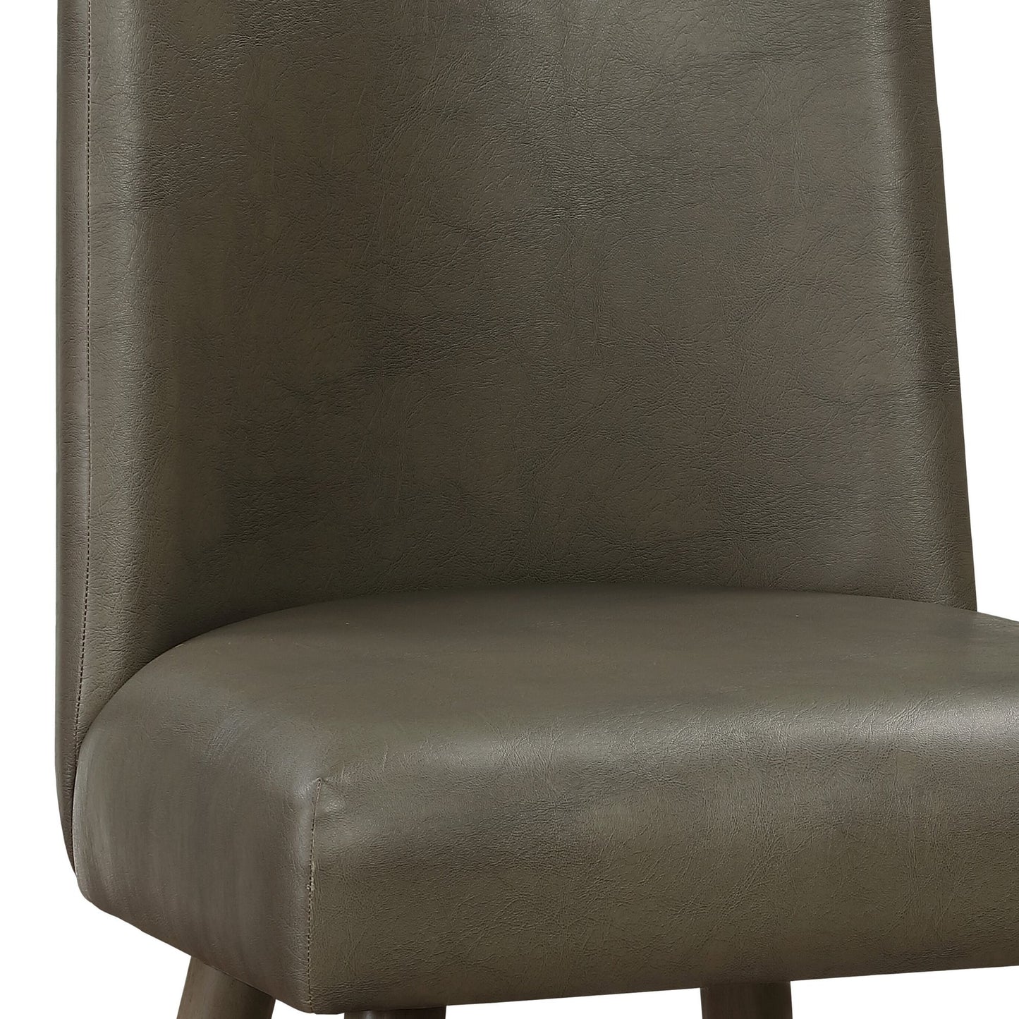 Grey and Grey Oak Upholstered Back Side Chairs (Set of 2) image 4