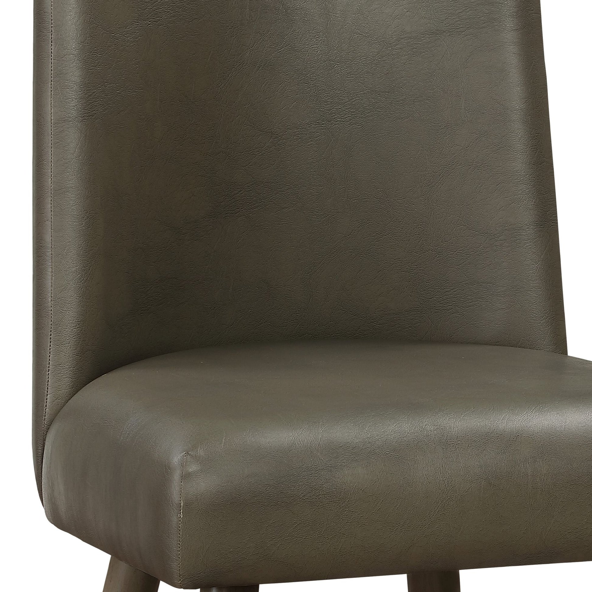 Grey and Grey Oak Upholstered Back Side Chairs (Set of 2) image 4