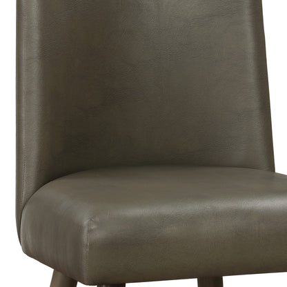 Grey and Grey Oak Upholstered Back Side Chairs (Set of 2) image 4