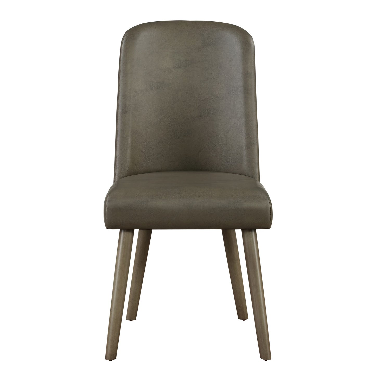 Grey and Grey Oak Upholstered Back Side Chairs (Set of 2) image 3