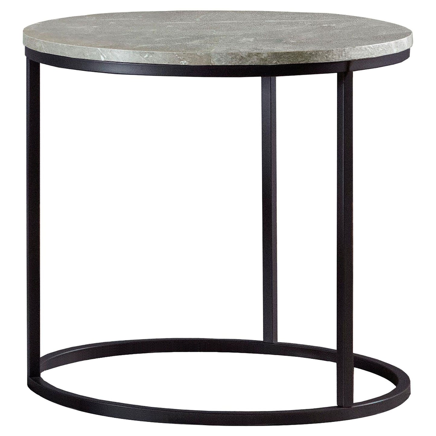 Grey and Gunmetal End Table image 2