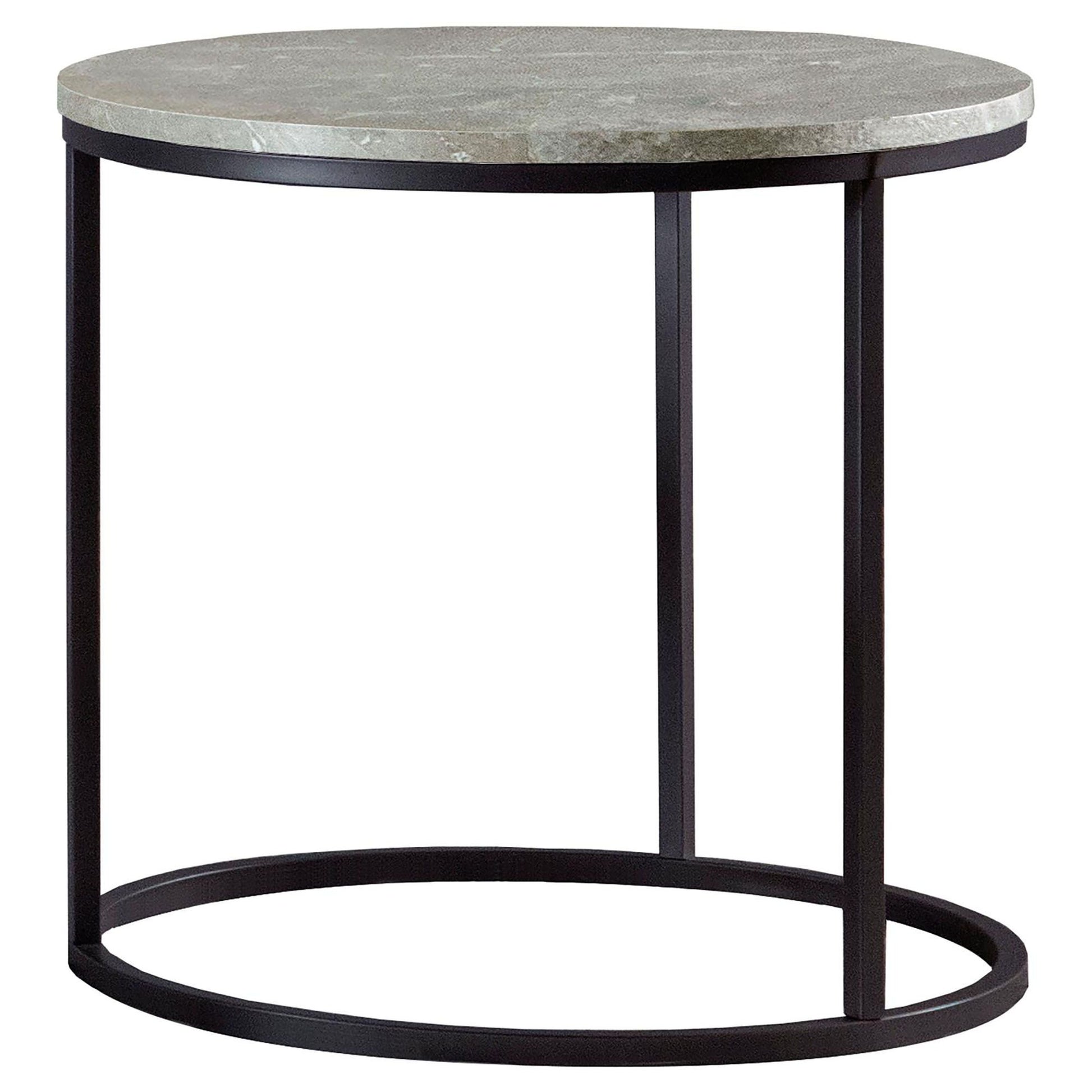 Grey and Gunmetal End Table image 2