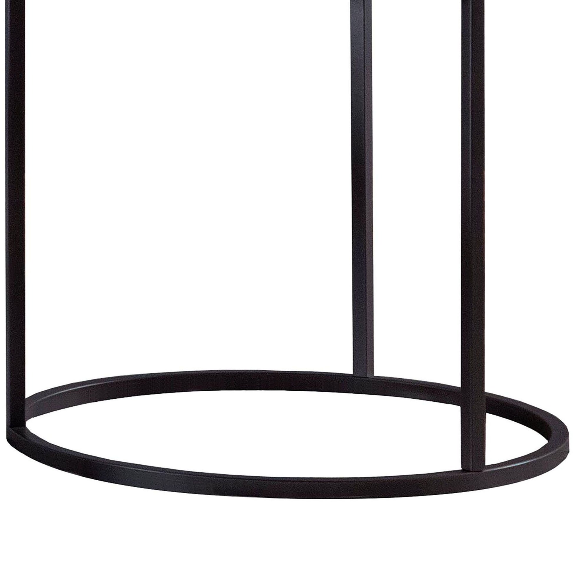 Grey and Gunmetal End Table image 3